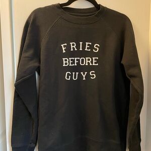 Black Graphic Sweater